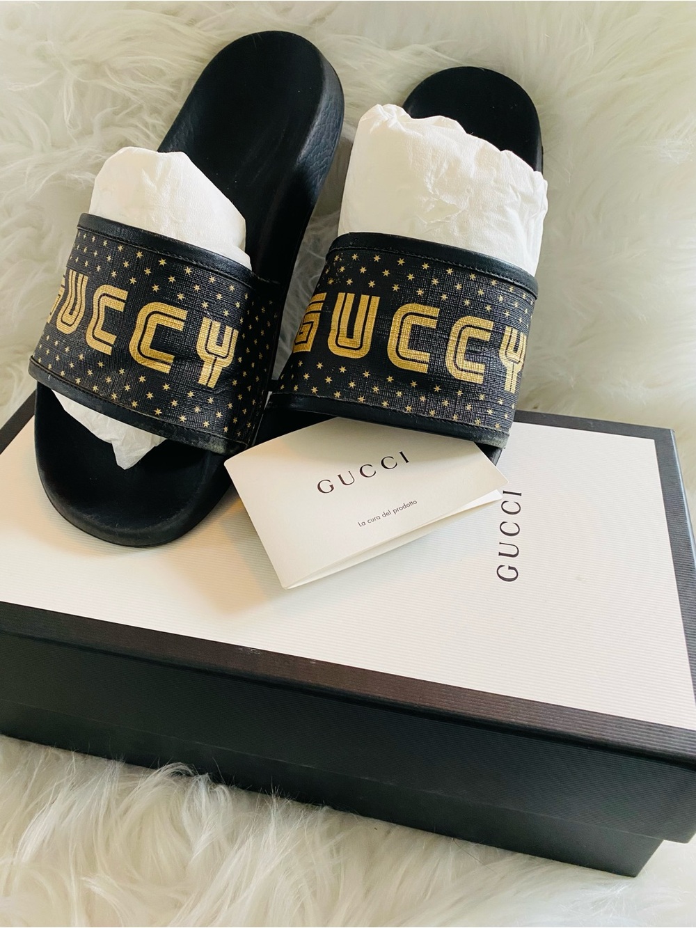 🛍️Gucci Authentic“GUCCY” Slides - Picture 5 of 15